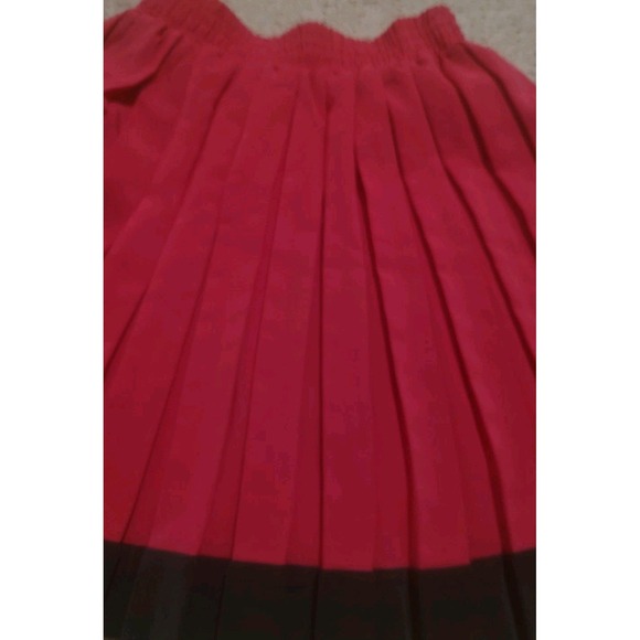 Marc Anthony Pink/Black Soft Skirt Size Medium High Waist Pleated Skirt -NWT - Picture 6 of 6
